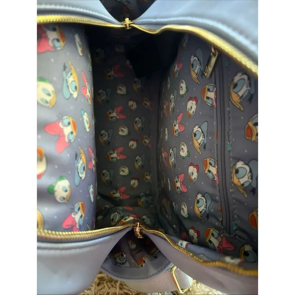 Loungefly Disney Donald Duck Group Campfire Mini Backpack - Picture 8 of 15